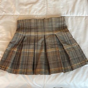 Plaid flare mini skirt size Small from Marshalls